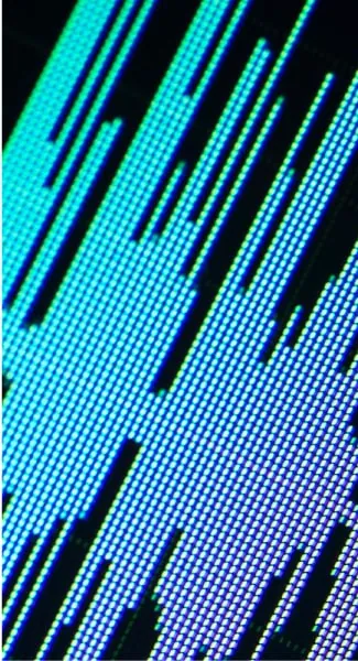 Audio editing software with a sound wave